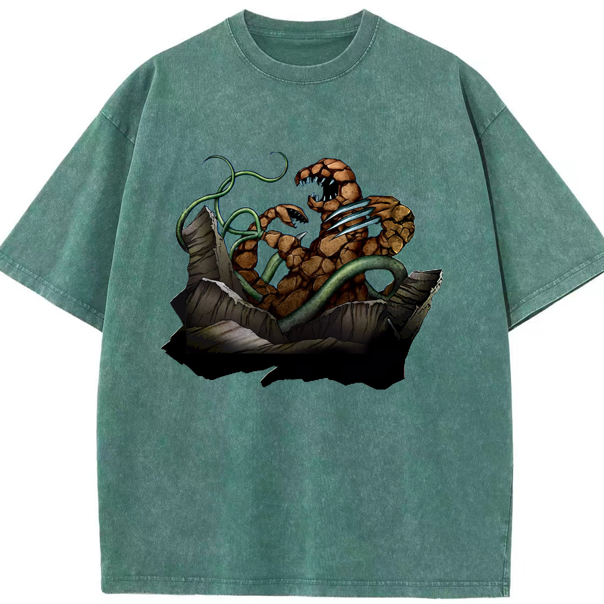 （画像用） 遊☆戯☆王 Yu-Gi-Oh! 綿100% ヴィンテージ風 半袖Tシャツ（フロントプリント）